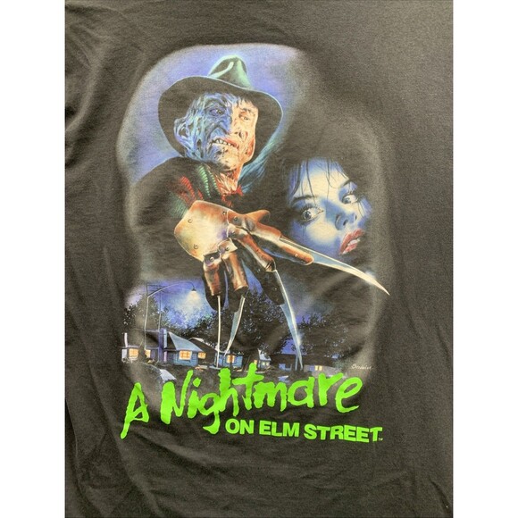 Nightmare On Elm Street Divided Graphic Tee T-Shirt Men's Medium Crew Neck - Picture 2 of 11